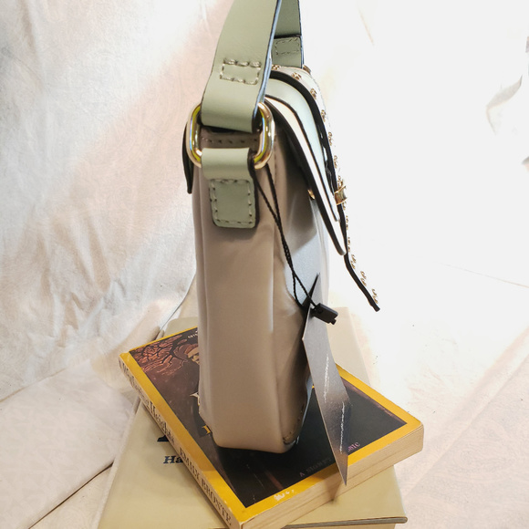 NWT Jack French London Smooth Leather Crossbody - Picture 8 of 8